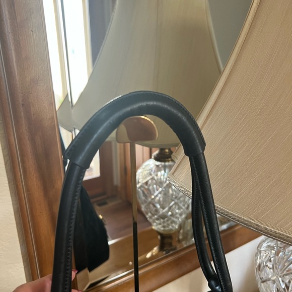 Club Monaco Black Suede Tote - Picture 3 of 10